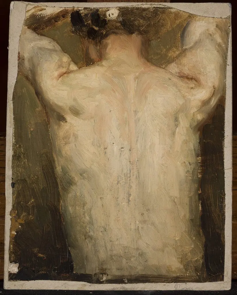 Female model – back, by Jan Ciągliński