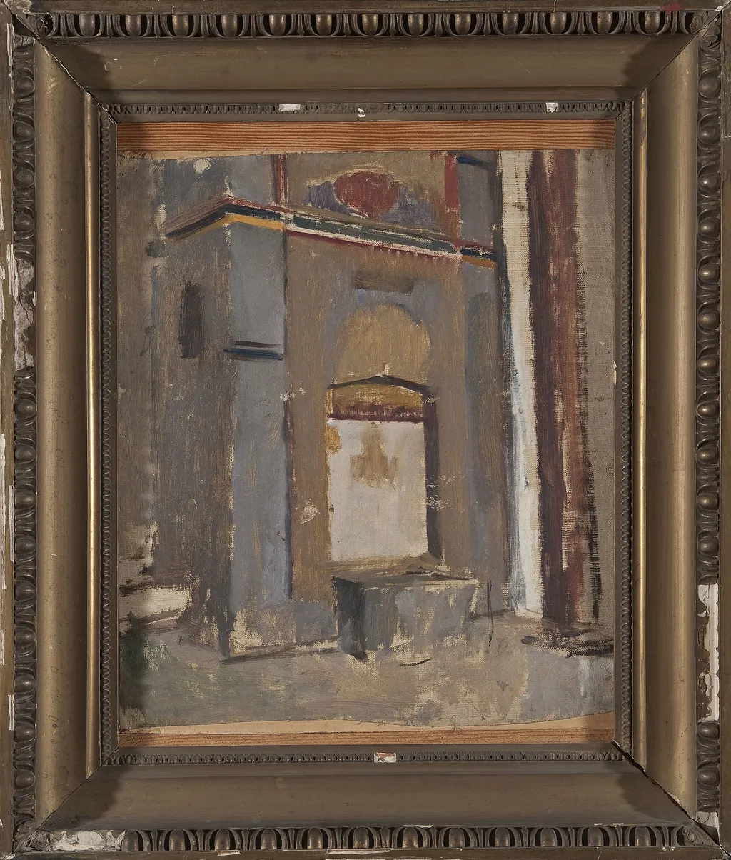 Fountain in the khan’s palace in Bakhchisaray. From the journey to Crimea, by Jan Ciągliński, unspecified, 1897