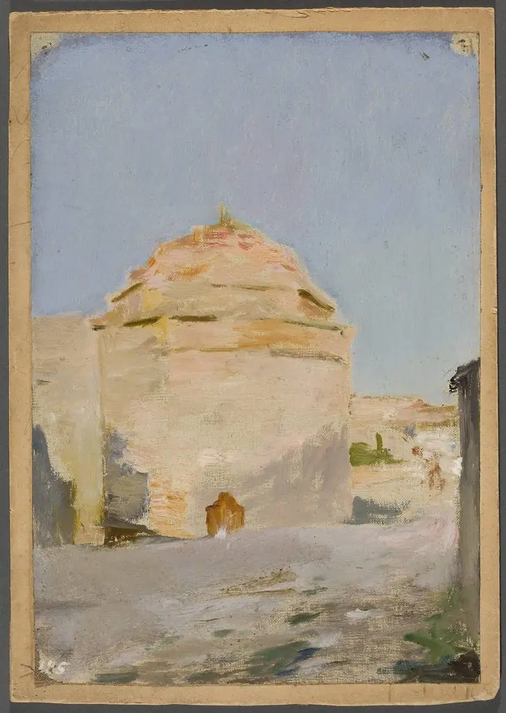 Grave of Maria Potocka in Bakhchisaray. From the journey to Crimea, by Jan Ciągliński