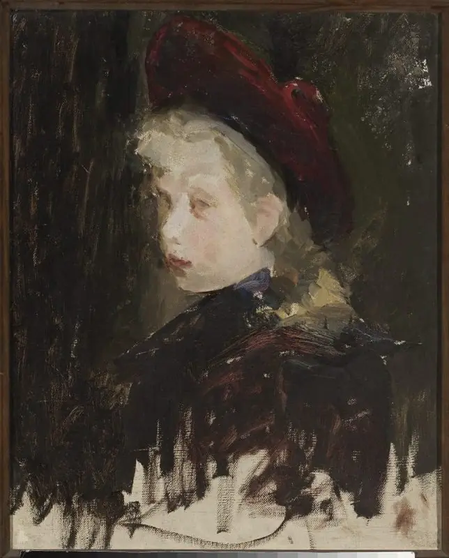 Head of a girl, by Jan Ciągliński