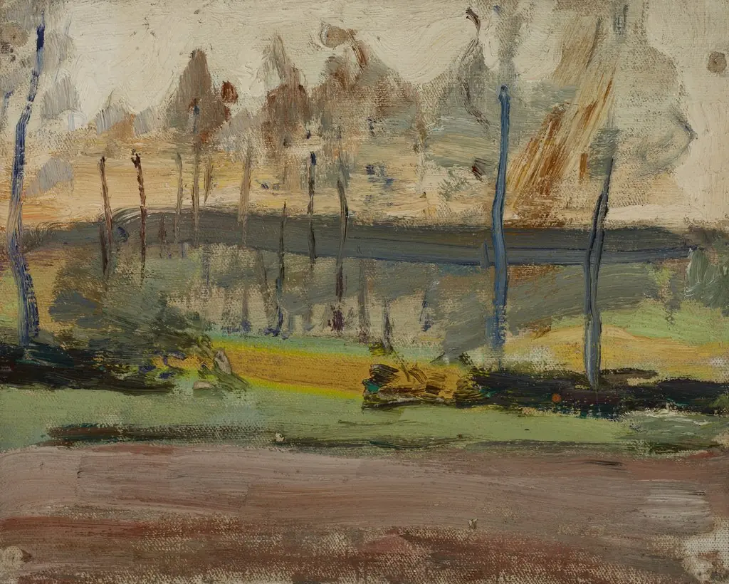 In Front of the Orthodox Church at Evening, by Jan Ciągliński