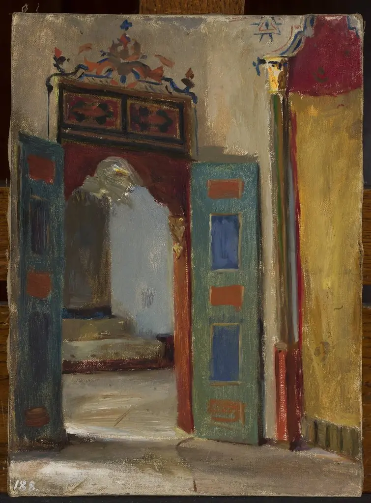 Interior of the khan’s palace in Bakhchisaray. From the journey to Crimea, by Jan Ciągliński