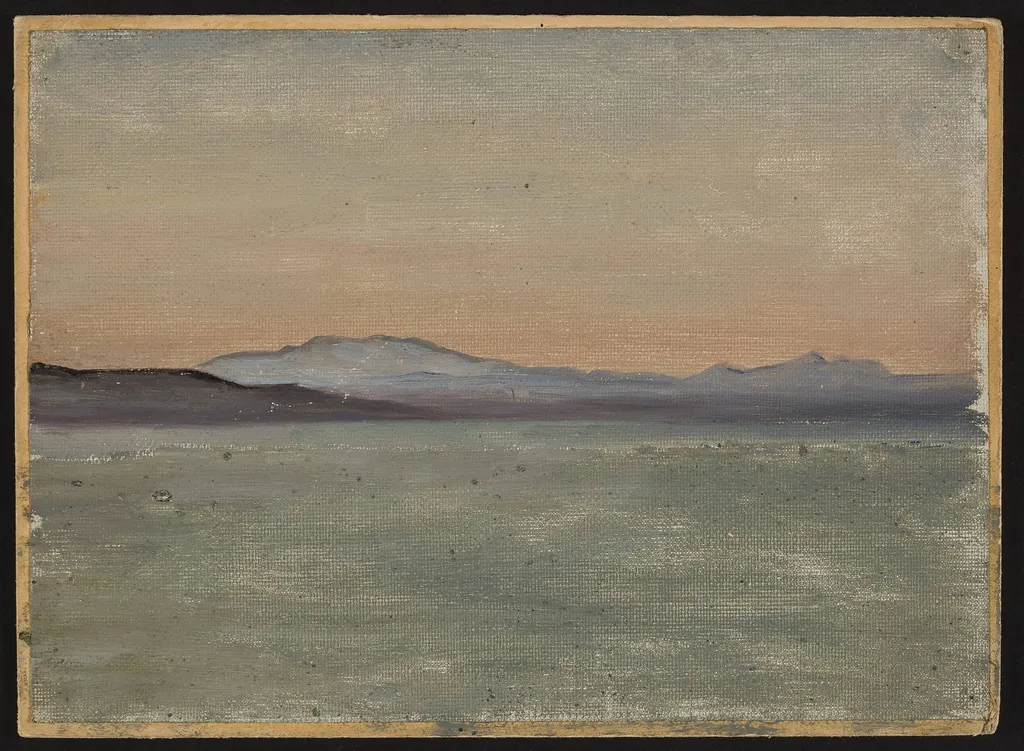 Lake Tiberias. From the journey to Palestine, by Jan Ciągliński, unspecified, 1901