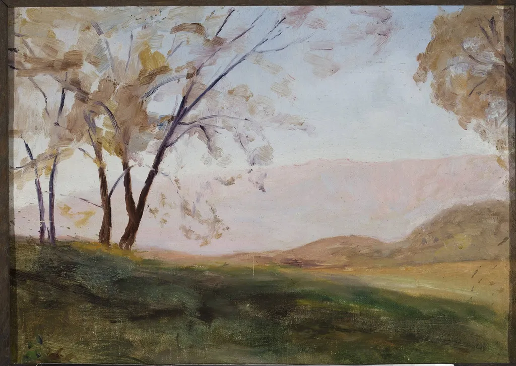 Landscape from Massandra. From the journey to Crimea, by Jan Ciągliński, unspecified, 1897