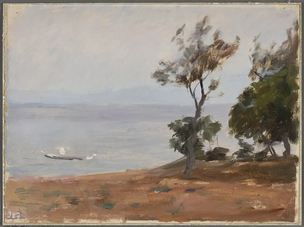 Landscape. From the journey to Constantinople, by Jan Ciągliński
