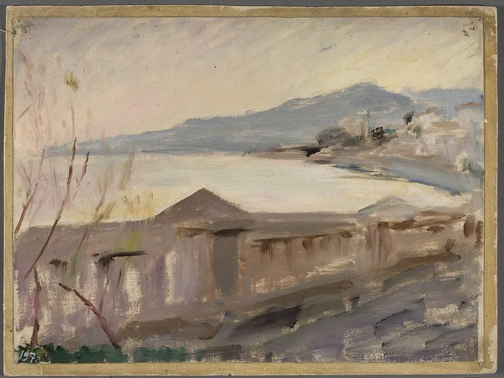 Lower terrace of the Bakhchi-Dere villa. From the journey to Crimea, by Jan Ciągliński, unspecified, 1897