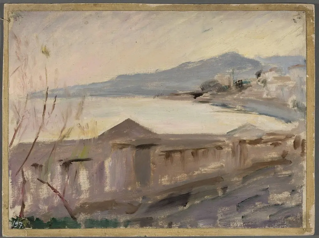 Lower terrace of the Bakhchi-Dere villa. From the journey to Crimea, by Jan Ciągliński