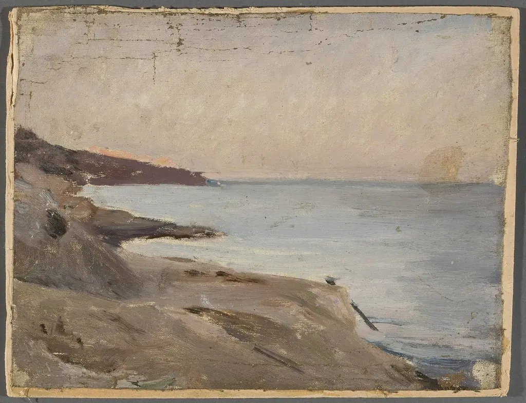 Marine landscape – Yalta. From the journey to Crimea, by Jan Ciągliński