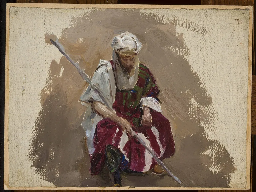 Maryino – Portrait in African costume, by Jan Ciągliński, unspecified, 1901