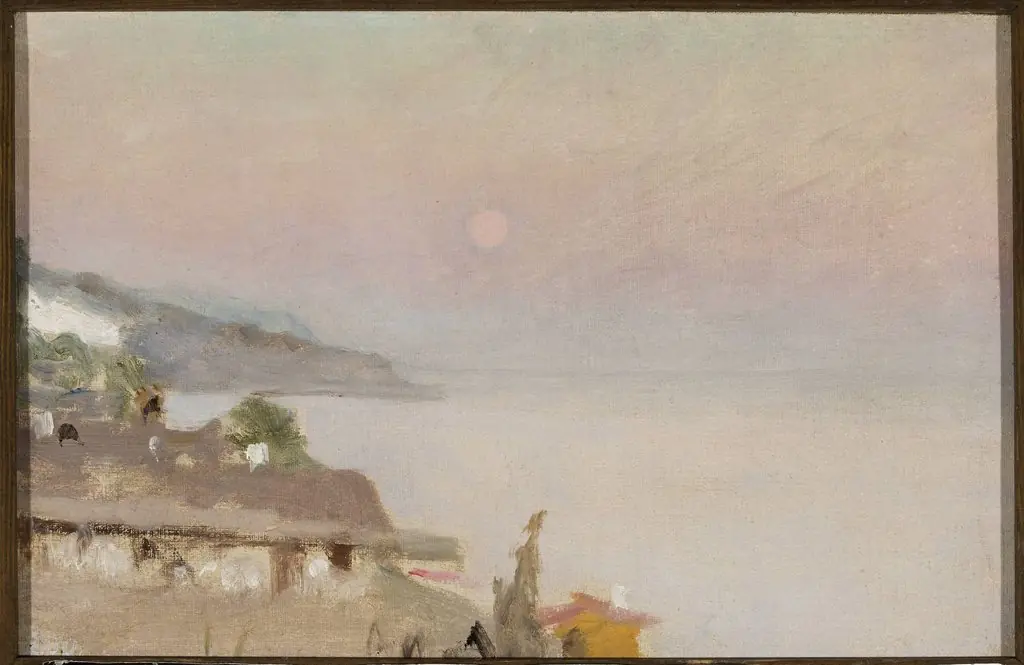 Moonlit evening in Yalta. From the journey to Crimea, by Jan Ciągliński