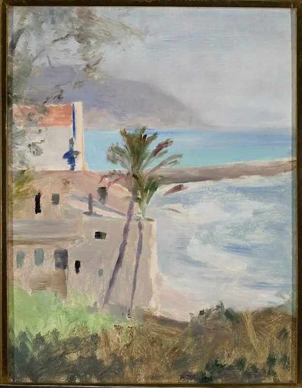 Morning in Porto Cruz Maurizia. From the journey to Italy, by Jan Ciągliński