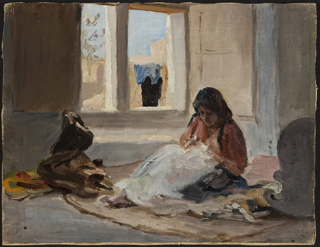 Nazareth. From the journey to Palestine, by Jan Ciągliński, unspecified, 1901