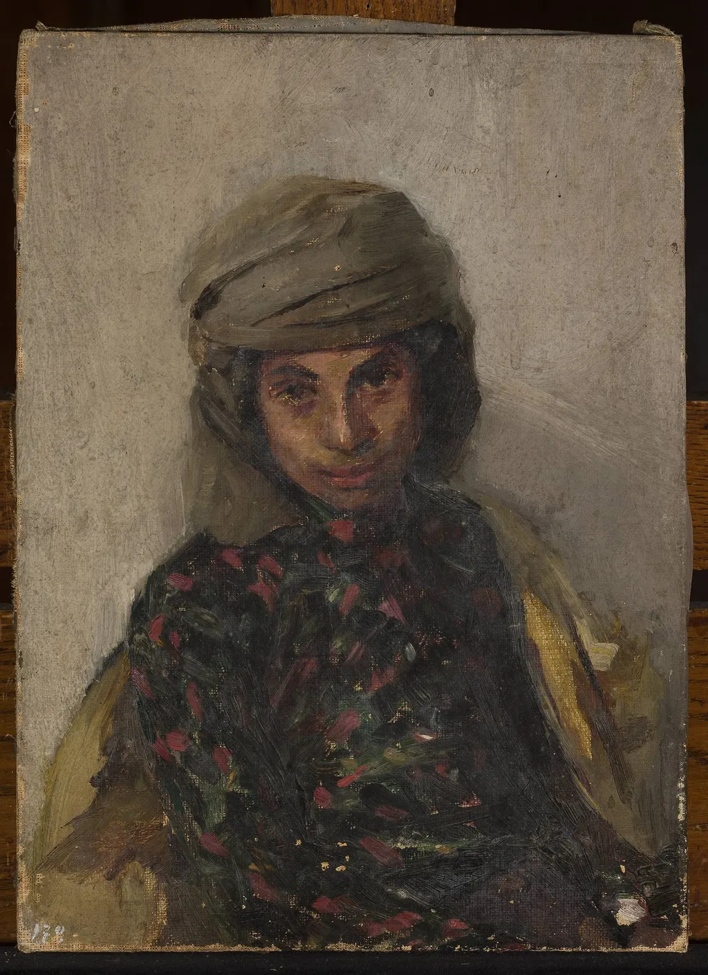 Portrait of a Jewess. From the journey to Crimea, by Jan Ciągliński, oil, 1897