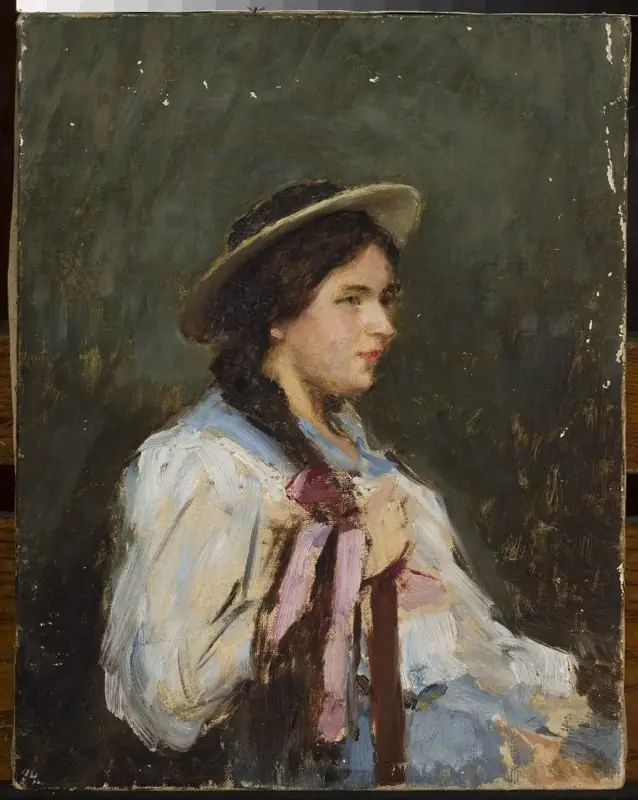 Portrait of a woman, by Jan Ciągliński