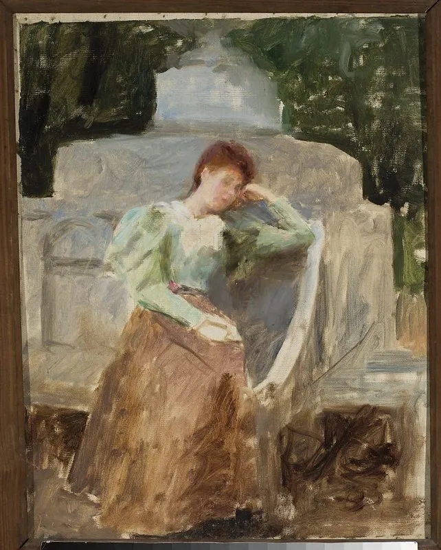 Portrait of the hostess in Talashkino, by Jan Ciągliński, unspecified, 1898