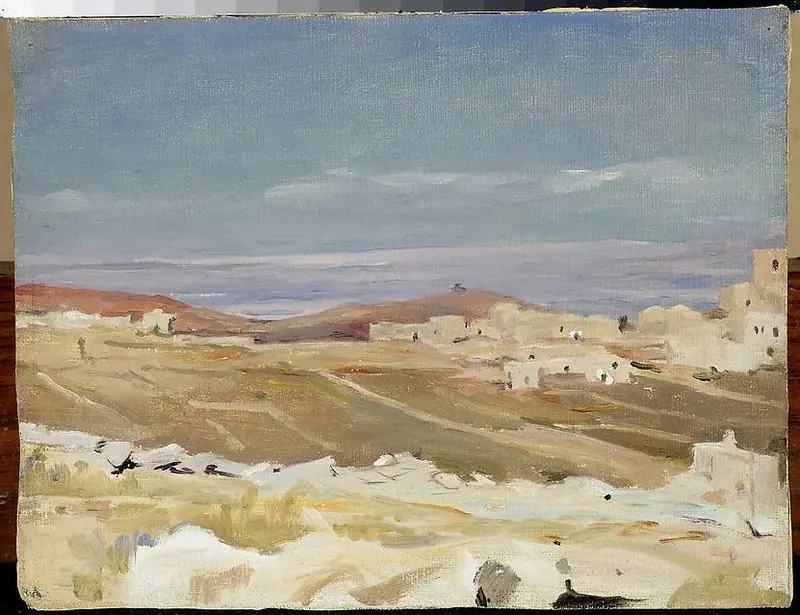 Ramallah. From the journey to Palestine, by Jan Ciągliński