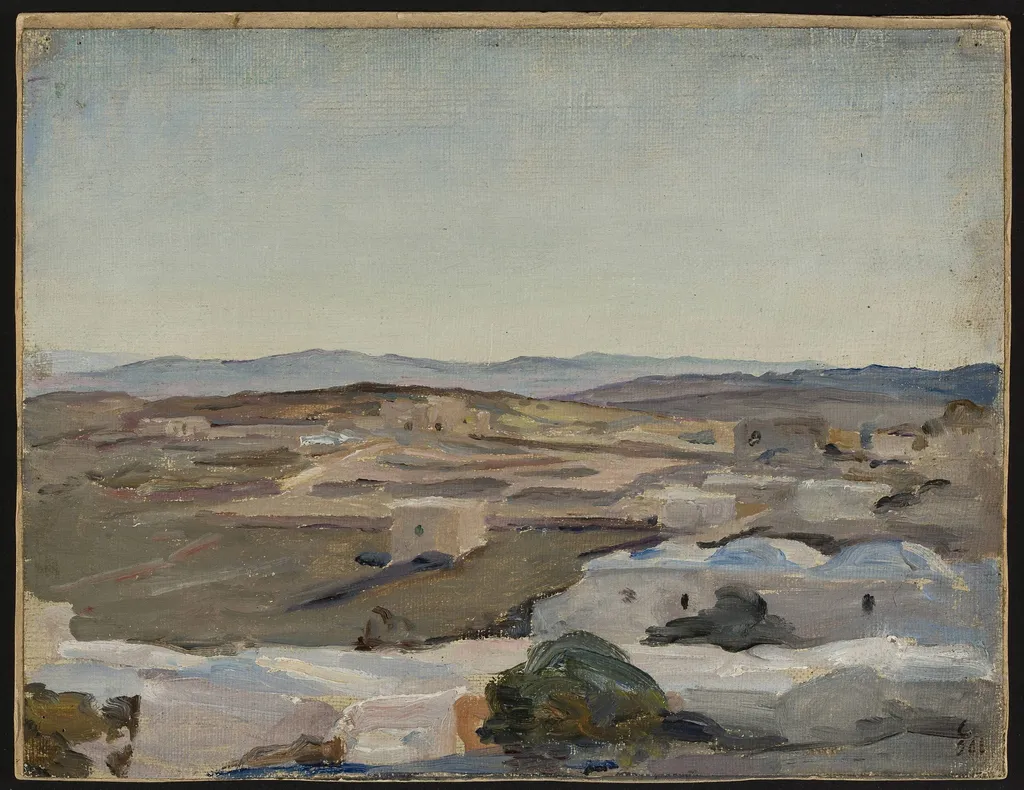 Ramallah near Jerusalem. From the journey to Palestine, by Jan Ciągliński, unspecified, 1901