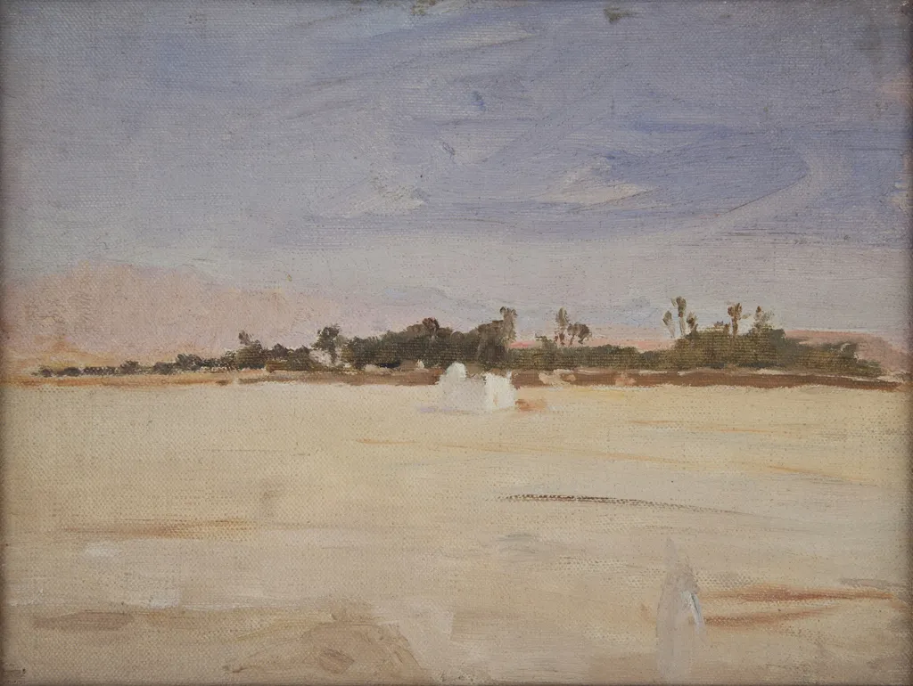 Sahara (The Sirocco in the Desert), by Jan Ciągliński, unspecified, 1909