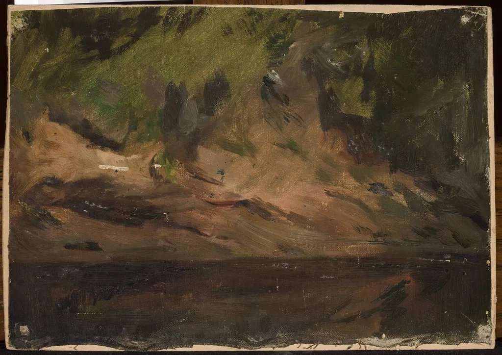 Sandy bank. Study from Podolia, by Jan Ciągliński, unspecified, 1891