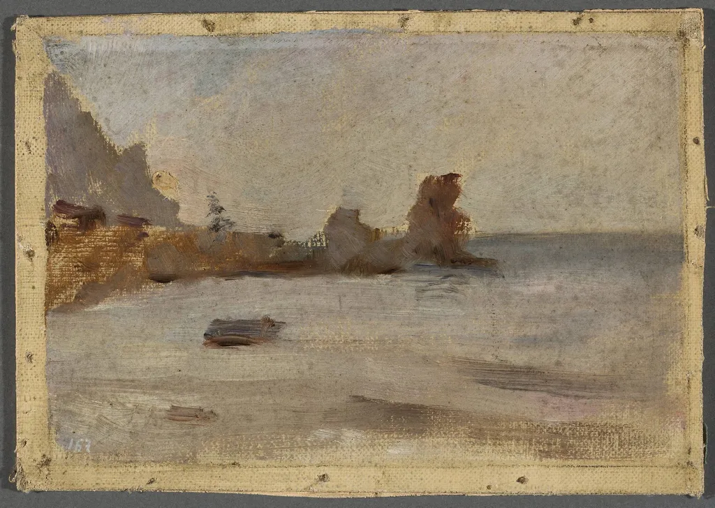 Seaside in Gurzuf. From the journey to Crimea, by Jan Ciągliński, unspecified, 1897