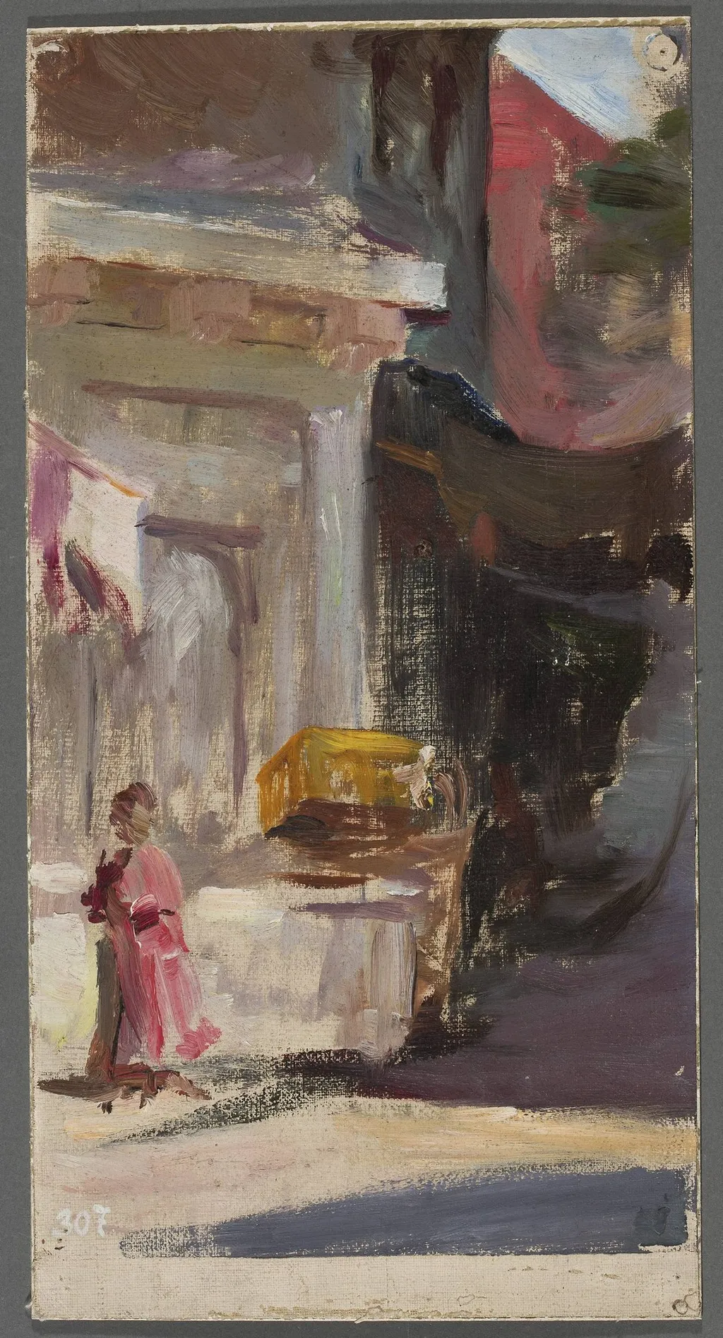 Street fragment. From the journey to Constantinople, by Jan Ciągliński, unspecified, 1897