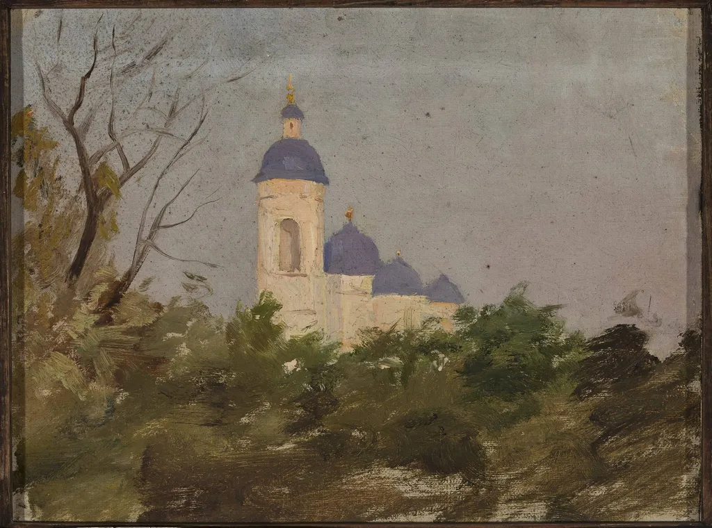 Study of an Orthodox church, by Jan Ciągliński, unspecified, 1895