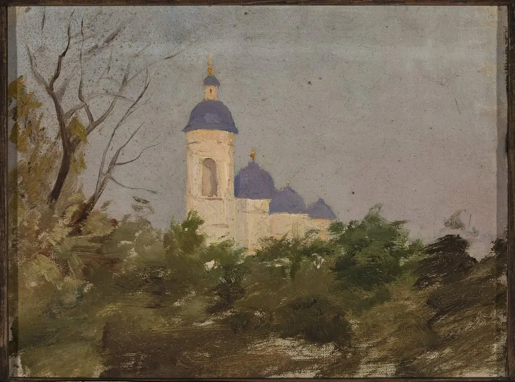 Study of an Orthodox church, by Jan Ciągliński