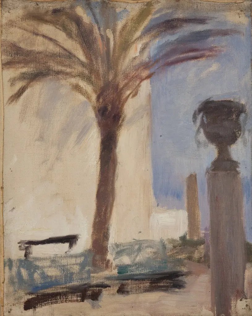 Taormina (Palms near the Hotel), by Jan Ciągliński