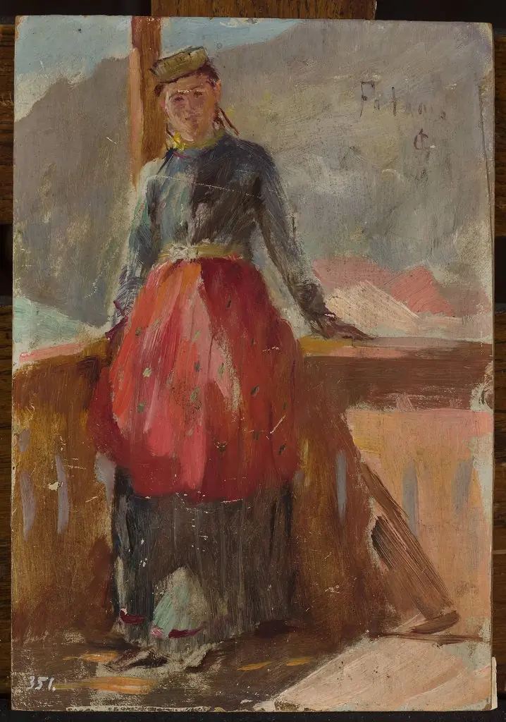 Tartar woman “Fathne”. From the journey to Crimea, by Jan Ciągliński