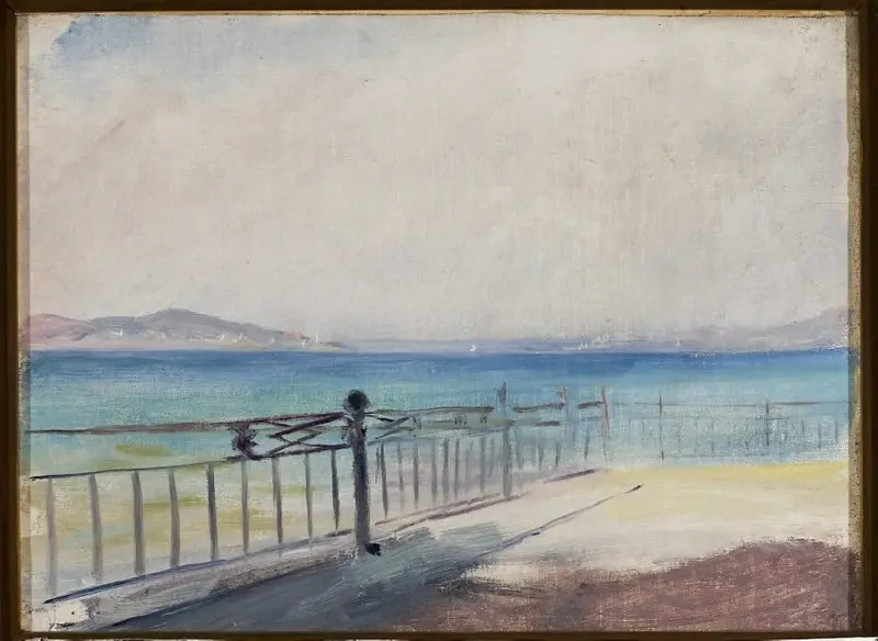 Terrace on the seaside. From the journey to Constantinople, by Jan Ciągliński