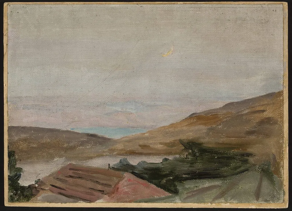 Tiberias. From the journey to Palestine, by Jan Ciągliński, unspecified, 1901