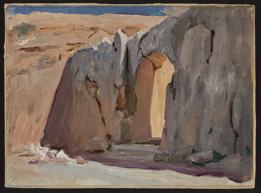 Tombs of the kings in Jerusalem. From the journey to Palestine, by Jan Ciągliński