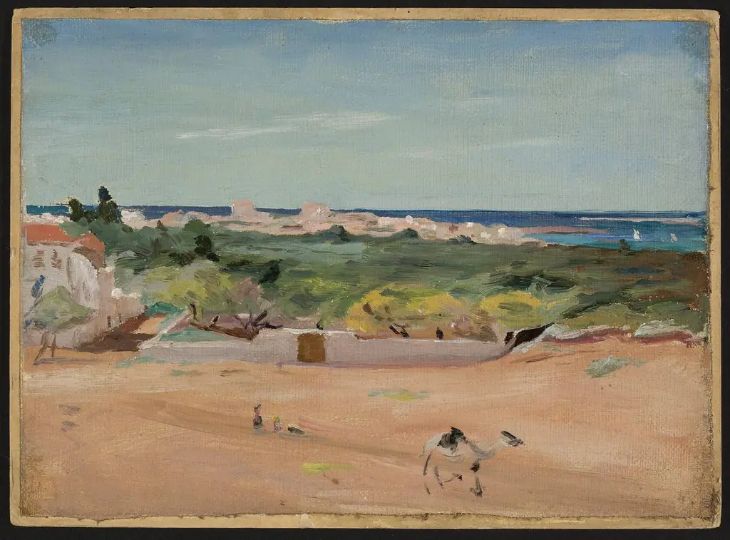 Tripoli in Syria. From the journey to Palestine, by Jan Ciągliński
