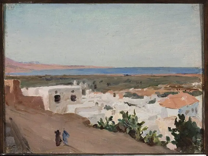 Tripoli in Syria. From the journey to Palestine, by Jan Ciągliński
