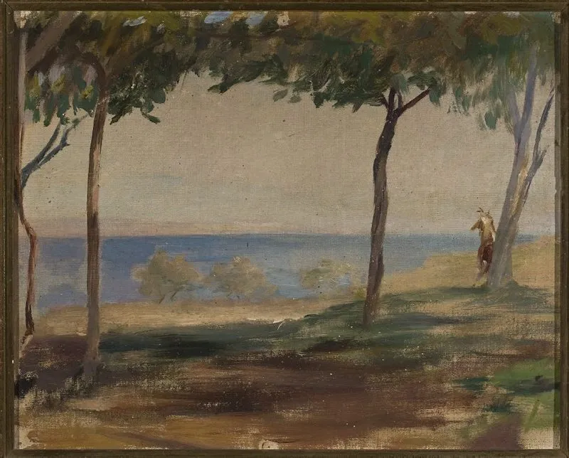 View of Asia Minor. From the journey to Constantinople, by Jan Ciągliński, unspecified, 1897
