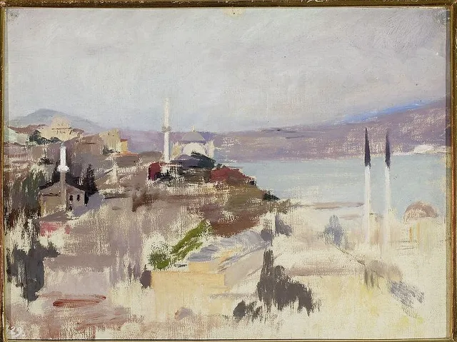 View of Bosporus. From the journey to Constantinople — Jan Ciągliński