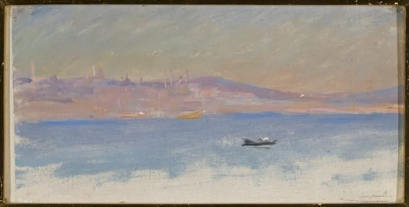 View of Constantinople. From the journey to Constantinople, by Jan Ciągliński, unspecified, 1897