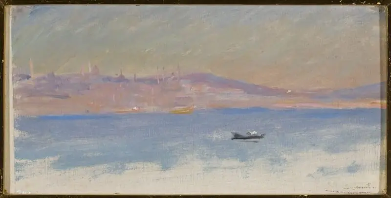 View of Constantinople. From the journey to Constantinople, by Jan Ciągliński