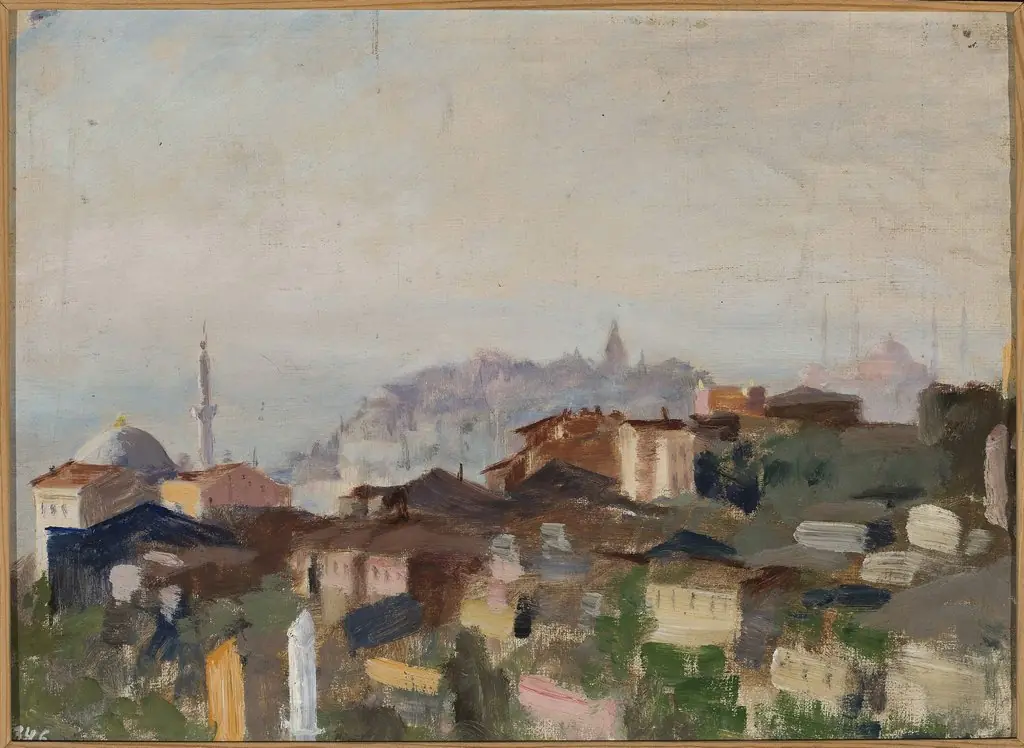 View of Punta del Seraglio. From the journey to Constantinople, by Jan Ciągliński