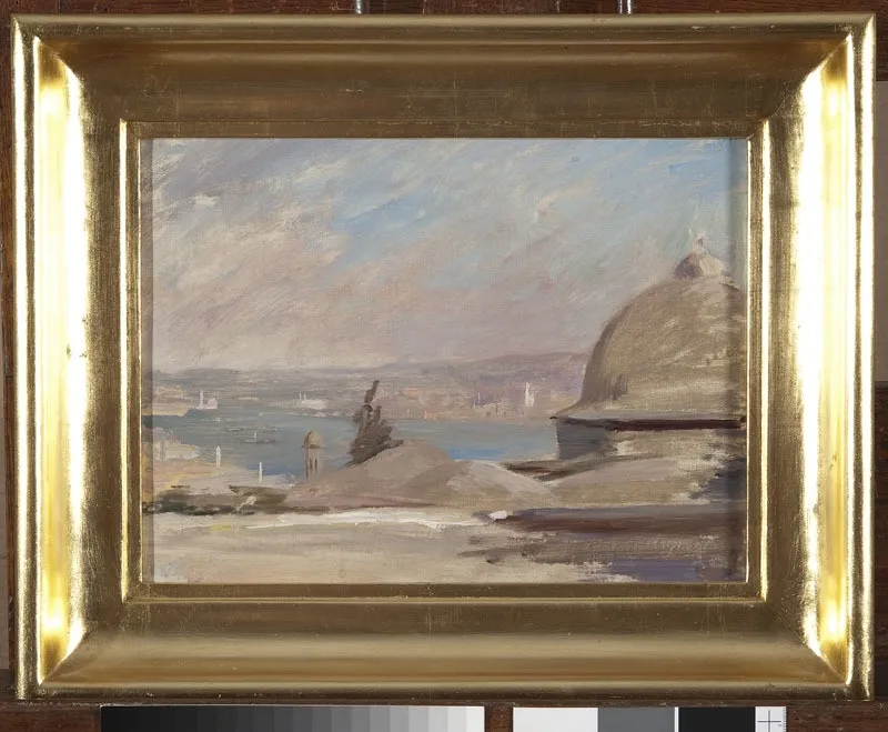 View of the port. From the journey to Constantinople, by Jan Ciągliński, unspecified, 1897
