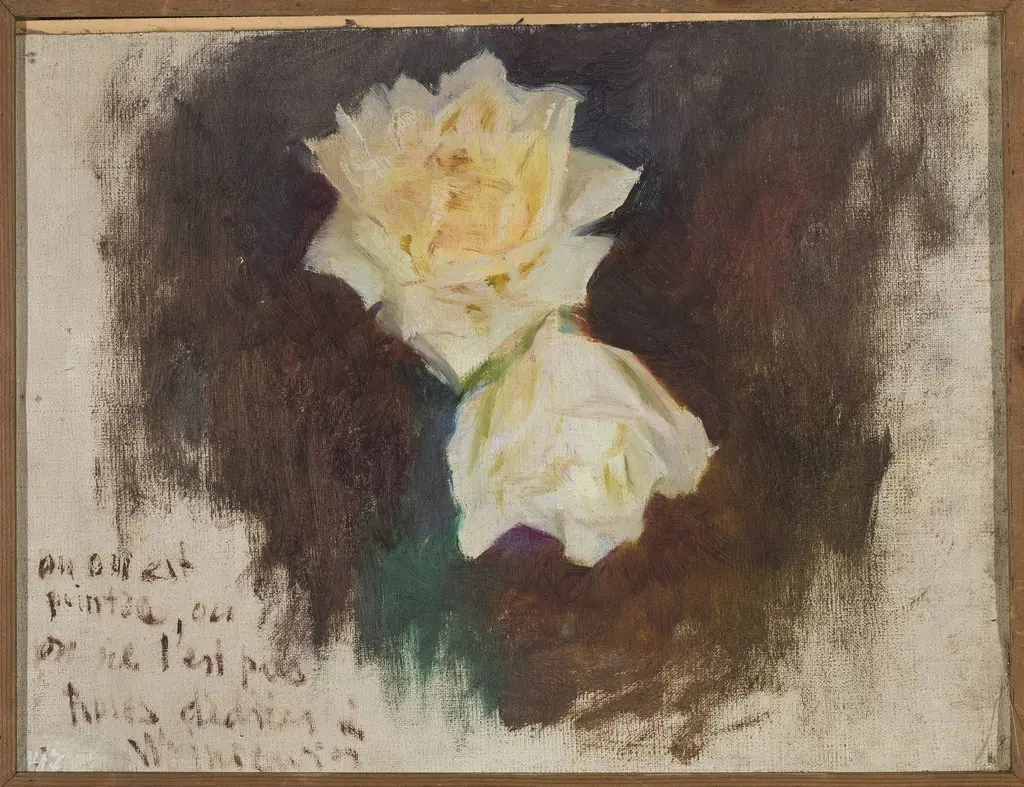 White roses, by Jan Ciągliński