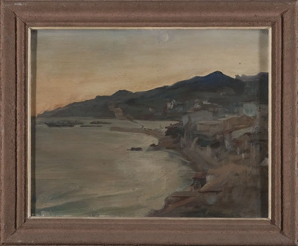 Yalta – evening. From the journey to Crimea, by Jan Ciągliński