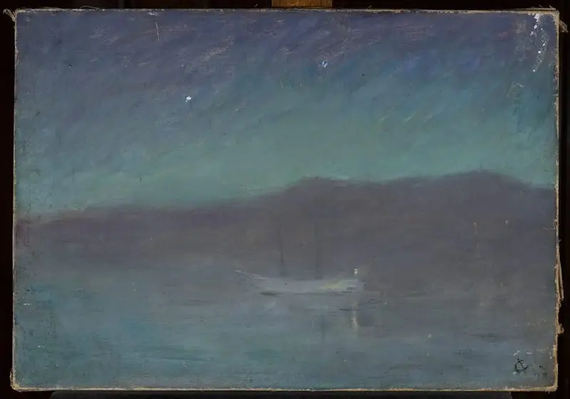 Yalta – night, by Jan Ciągliński