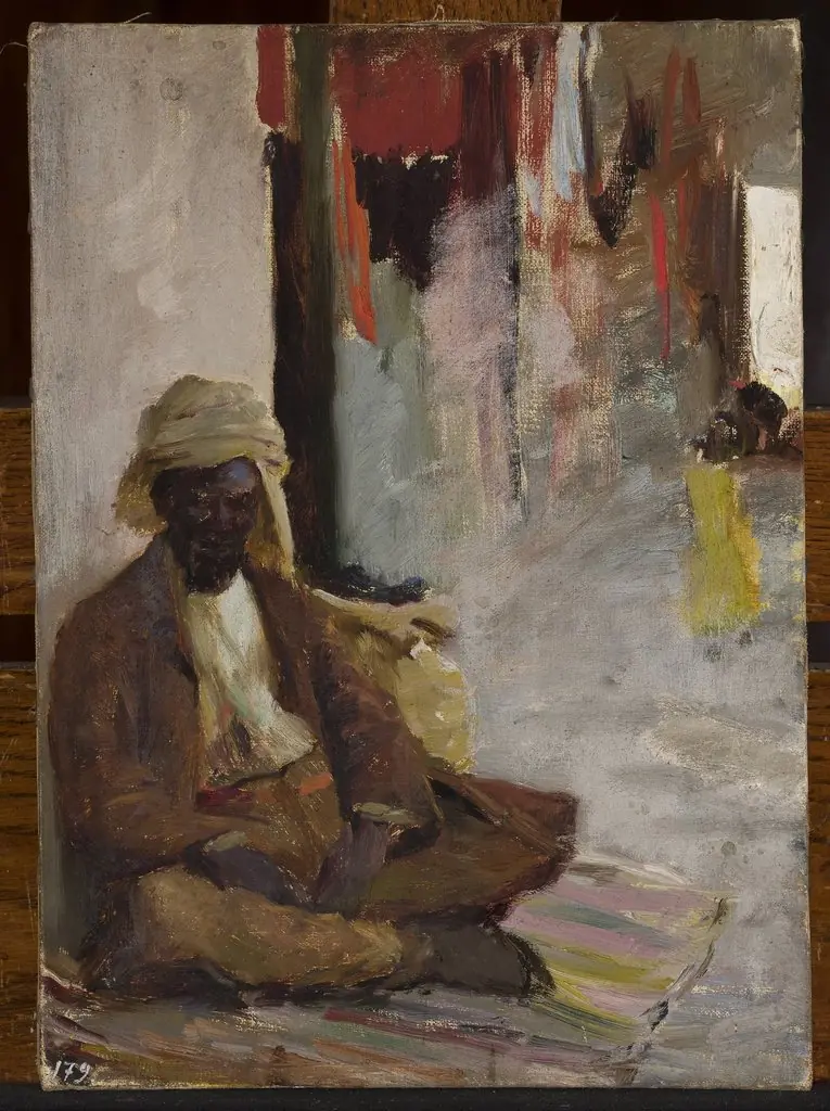 Young Tartar in Bakhchisaray. From the journey to Crimea, by Jan Ciągliński