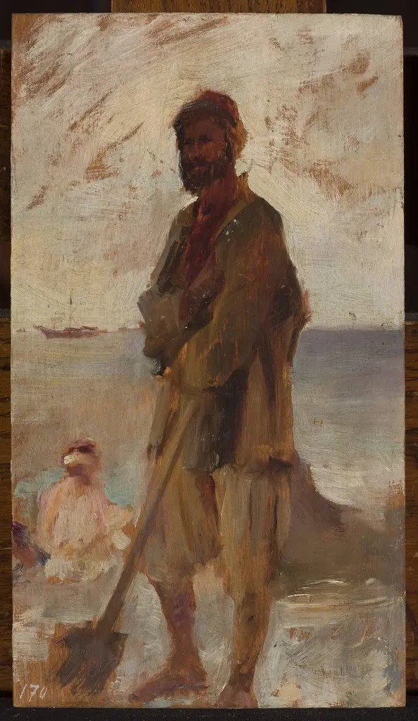 Young Tartar in Gurzuf. From the journey to Crimea, by Jan Ciągliński