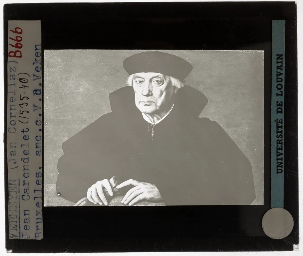 Jan Cornelis Vermeyen. Portrait of Chancellor Jan II Carondelet, by Jan Cornelisz Vermeyen, unspecified, 1533