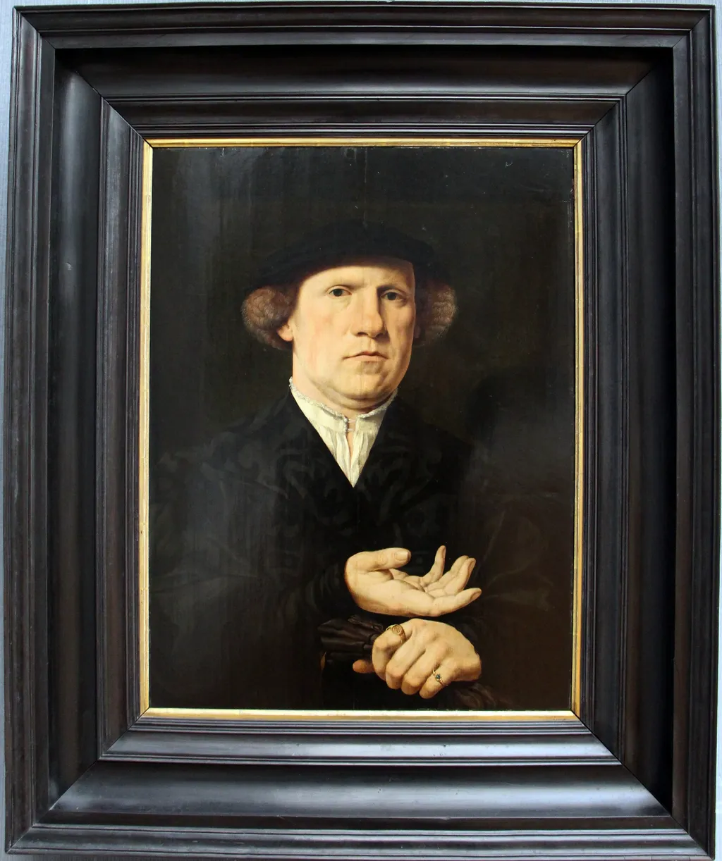 Portrait of the Antwerp merchant Hieronymus Tucher, by Jan Cornelisz Vermeyen, paint, 1530