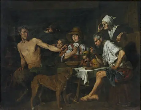 Satyr as a Guest of the Peasant