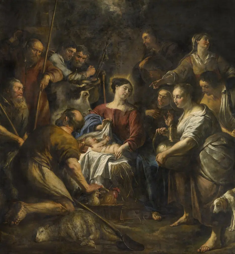 The Adoration of the Shepherds, by Jan Cossiers