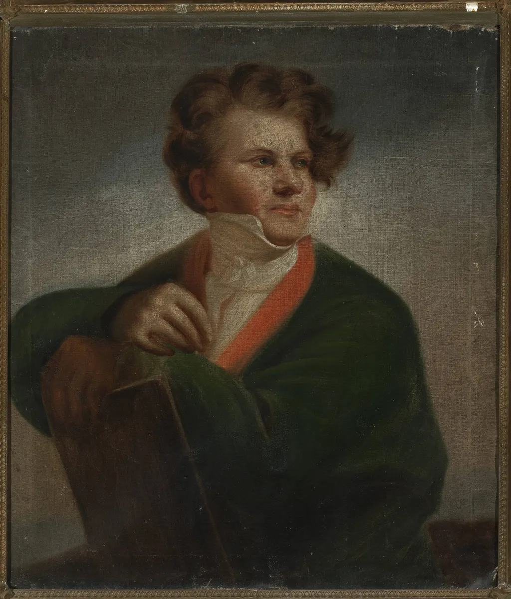 Self-portrait of Jan Damel (1780? –1840), copy, by Jan Damel, oil, 1820